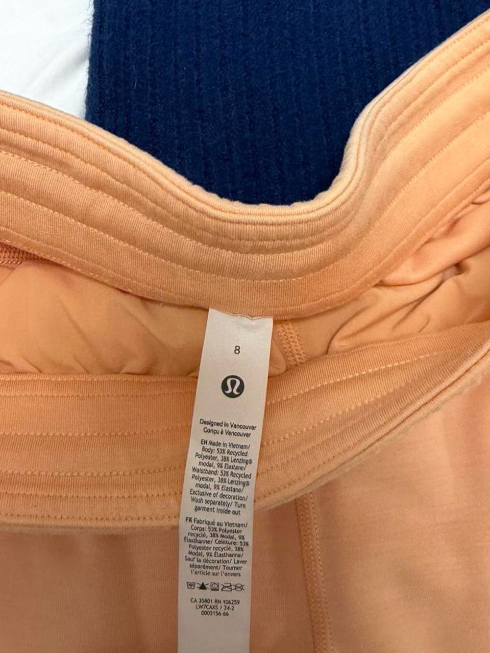 lululemon athletica Peach Drawstring Athletic Shorts - Picture 2 of 3